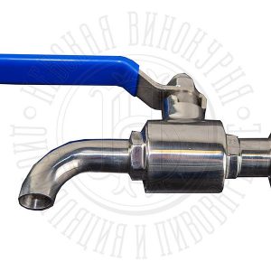 Кран ШАРОВЫЙ под кламп-соединение 3/4 дюйма "НОСИК", нержавейка