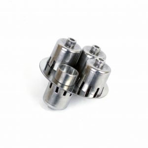 Тарелка 3 дюйма, тарелка для колонны, нержавейка, колпачковая (4 колпачка)