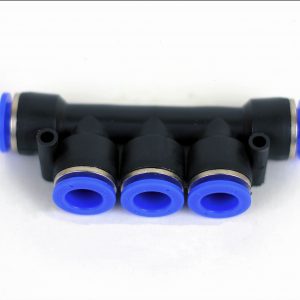 Фитинг-быстросъем "КОЛЛЕКТОР" для шланга d 12 мм с 5 выходами, пластик