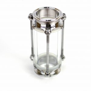 Диоптр/этаж стеклянный 2 дюйма D-64 под кламп-соединение облегченный, нержавейка