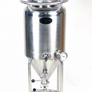 Цилиндро-конический танк ферментер ЦКТ 60 литров без рубашки и термоизоляции с группой безопасности, нержавейка