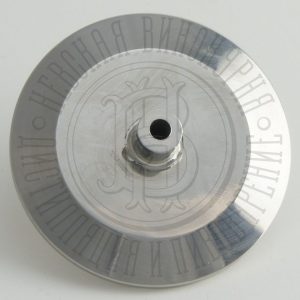 Заглушка под кламп-соединение 1,5 дюйма с гильзой под термометр, нержавейка