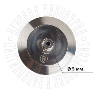 Заглушка под кламп-соединение 2 дюйма с гильзой под термометр, нержавейка