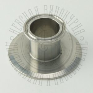 Переходник ПЛОСКИЙ под кламп-соединение 3 дюйма > 1,5 дюйма