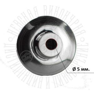 Заглушка под кламп-соединение 3/4 дюйма с гильзой под термометр, нержавейка