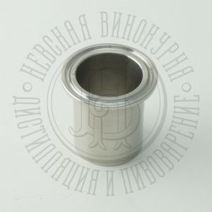 Патрубок, штуцер приварной под кламп-соединение 1,5 дюйма, 42 мм, нержавейка