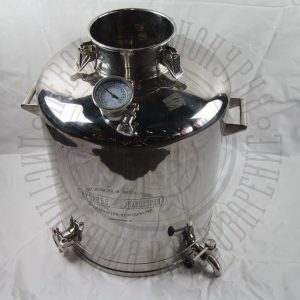 Перегонный куб 100 литров под ТЭН с крышкой кламп 3 дюйма