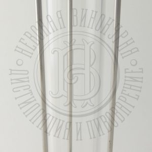 Диоптр/этаж стеклянный удлиненный 2 дюйма D-64 под кламп-соединение, 350 мм,нержавейка