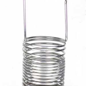 Чиллер погружной для охлаждения сусла, для бака 30 литров, фитинги с наружной резьбой 1/2 дюйма, нержавейка