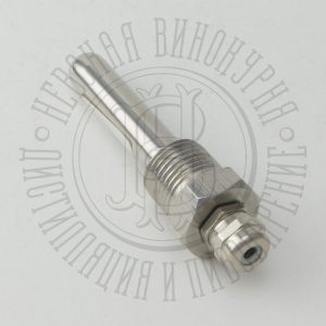Гильза под термодатчик с сальником, резьба 1/2" NPT внешняя, 50 мм