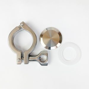 Комплект под кламп-соединение прокладка + заглушка + хомут на 1,5 дюйма