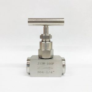 Кран сантехнический проходной с металлической ручкой, внутреняя резьба 1/4 дюйма, нержавейка