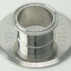 Переходник ПЛОСКИЙ под кламп-соединение 6 дюйма > 2,5 дюйма