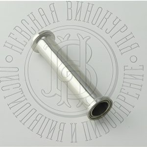 Труба под кламп-соединение 1/2 дюйма, 100 мм, царга, нержавейка